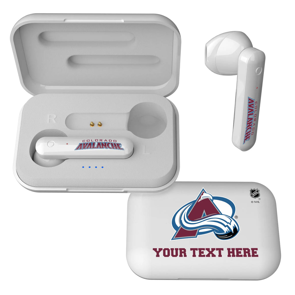 Colorado Avalanche Personalized Insignia Wireless TWS Earbuds