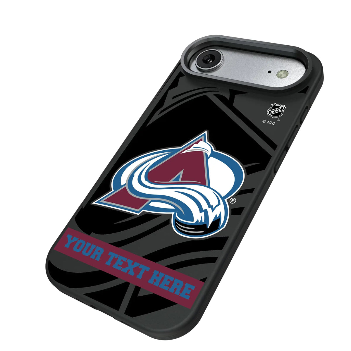 Colorado Avalanche Personalized Tilt iPhone Bump Phone Case for Apple iPhone - Isometric View#Device_iPhone Air