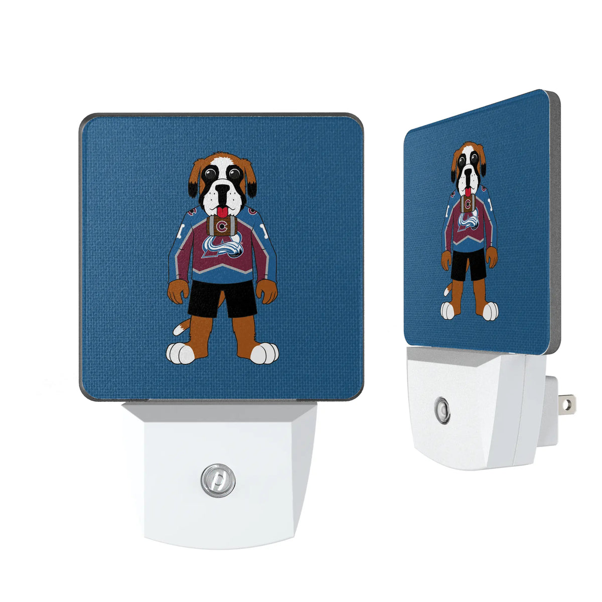 Colorado Avalanche Solid Night Light 2-Pack