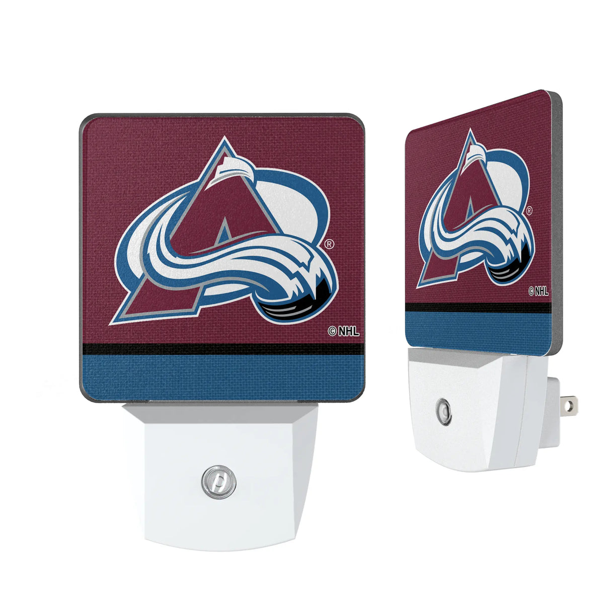 Colorado Avalanche Stripe Night Light 2-Pack