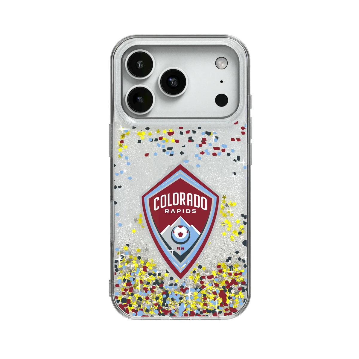 Colorado Rapids Confetti Glitter Phone Case for Apple iPhone
