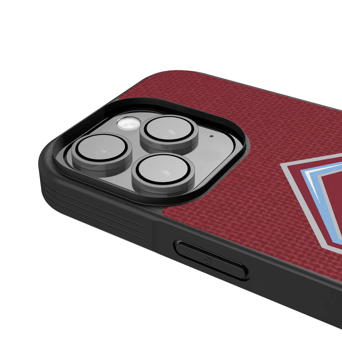 Colorado Rapids Diagonal Stripe iPhone Bump Phone Case for Apple iPhone - Detail