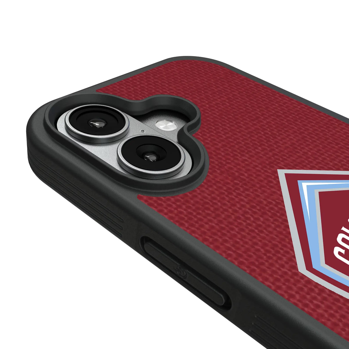 Colorado Rapids Diagonal Stripe iPhone Bump Phone Case for Apple iPhone - Detail#Device_iPhone 17