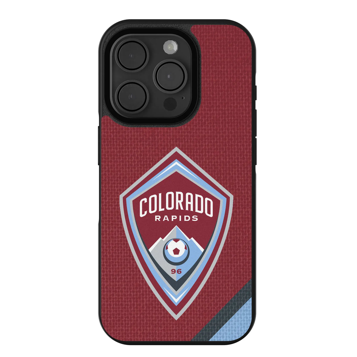 Colorado Rapids Diagonal Stripe iPhone Bump Phone Case for Apple iPhone