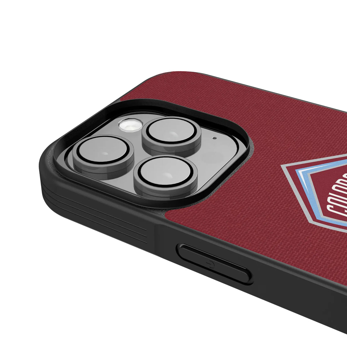 Colorado Rapids Endzone Solid iPhone Bump Phone Case for Apple iPhone - Detail