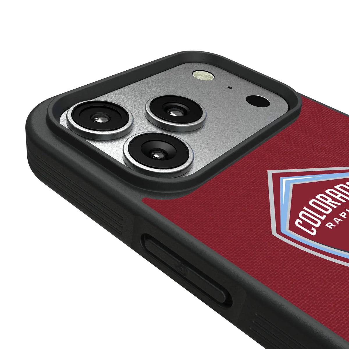 Colorado Rapids Endzone Solid iPhone Bump Phone Case for Apple iPhone - Detail#Device_iPhone 17 Pro