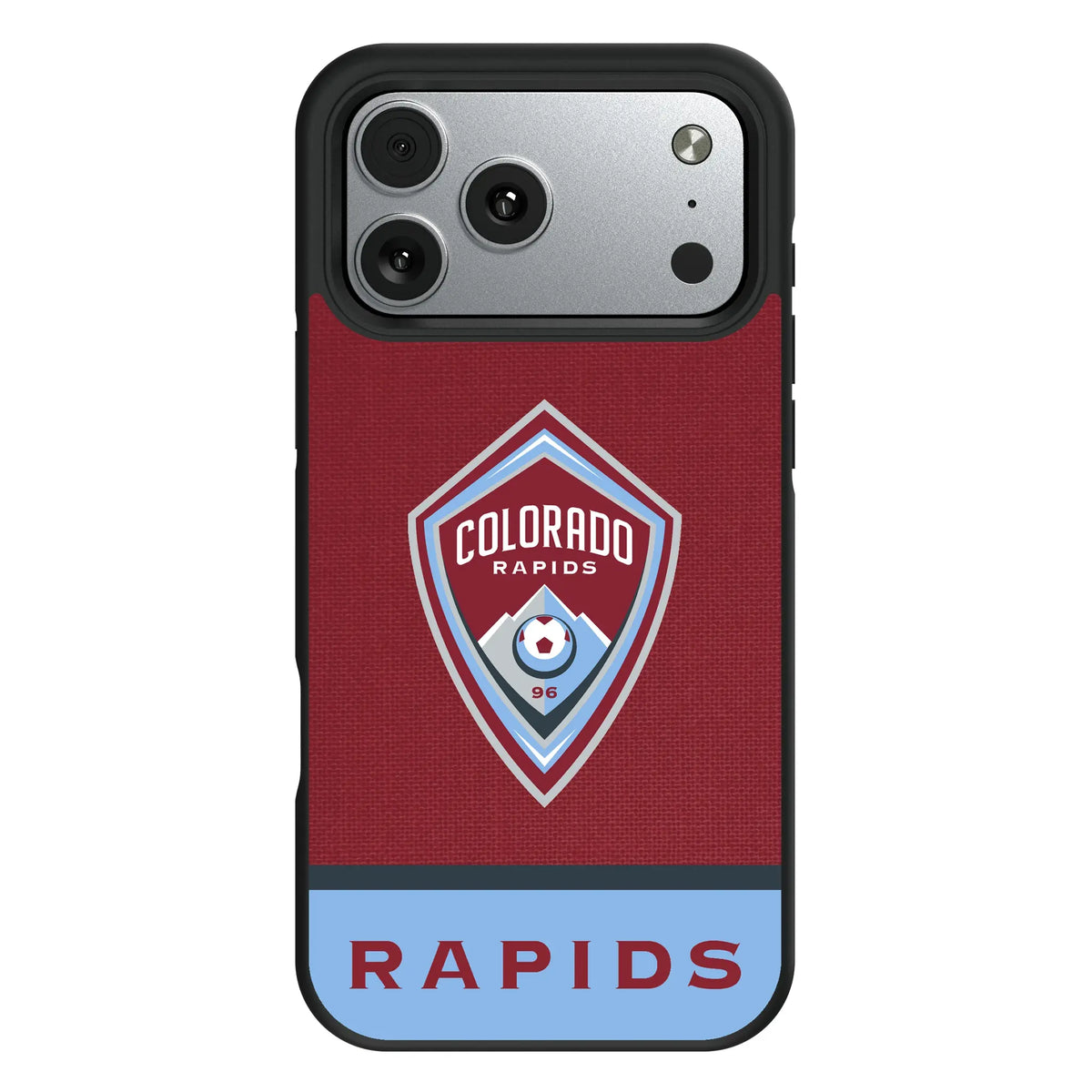 Colorado Rapids Endzone Solid iPhone Bump Phone Case for Apple iPhone#Device_iPhone 17 Pro Max