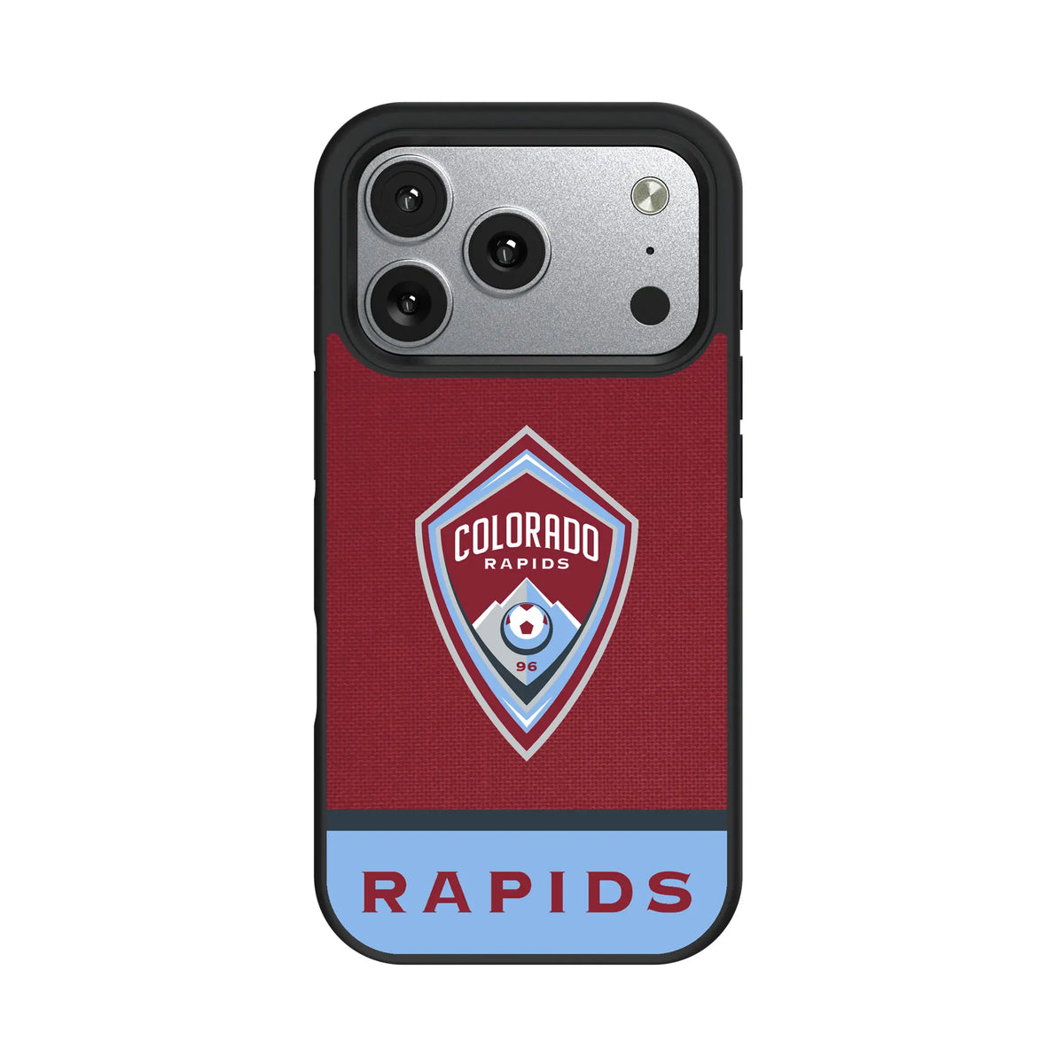 Colorado Rapids Endzone Solid iPhone Bump Phone Case for Apple iPhone#Device_iPhone 17 Pro