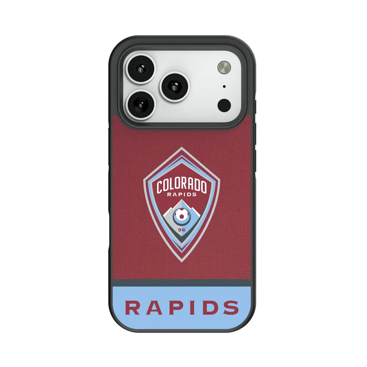 Colorado Rapids Endzone Solid Bump Phone Case for Apple iPhone