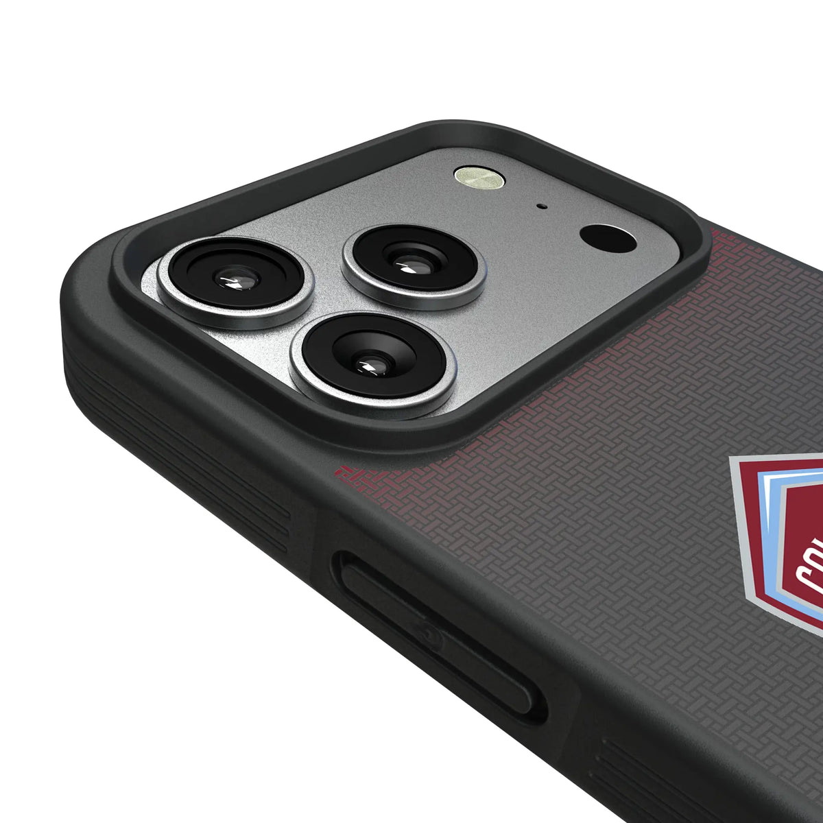 Colorado Rapids Linen iPhone Bump Phone Case for Apple iPhone - Detail#Device_iPhone 17 Pro