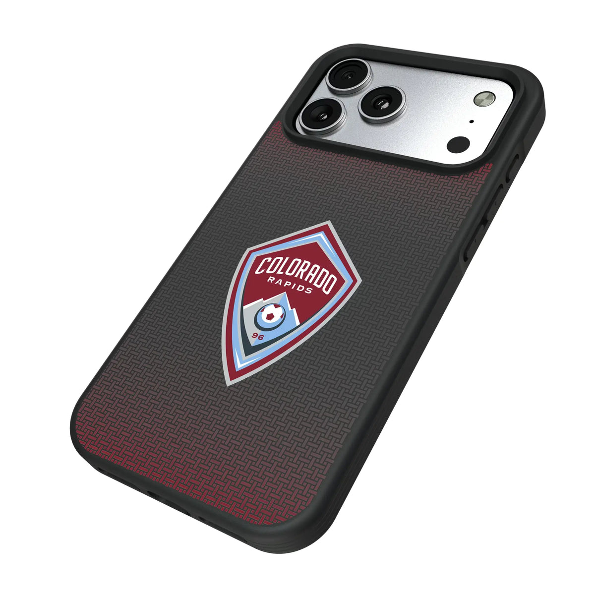 Colorado Rapids Linen iPhone Bump Phone Case for Apple iPhone - Isometric View#Device_iPhone 17 Pro Max