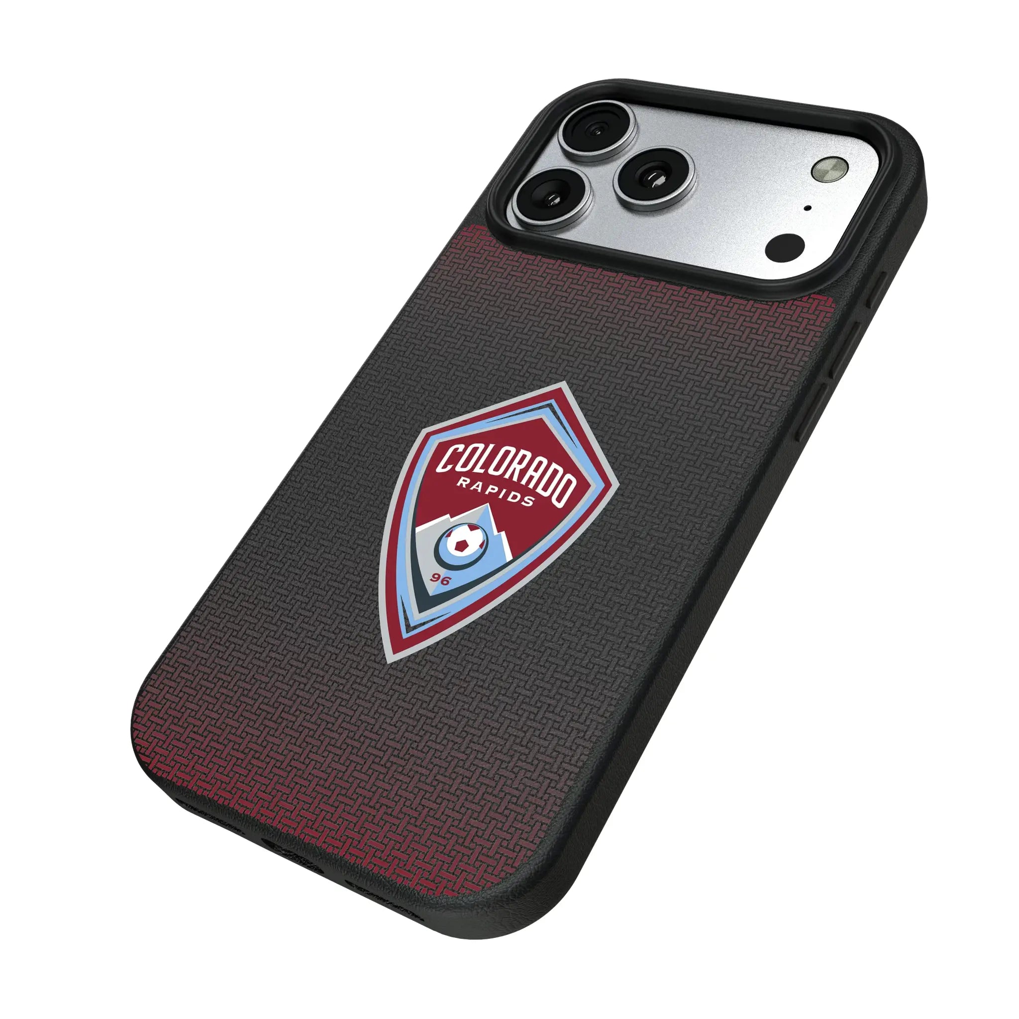 Colorado Rapids Linen iPhone MagSafe Compatible Phone Case for Apple iPhone - Isometric View#Device_iPhone 17 Pro Max