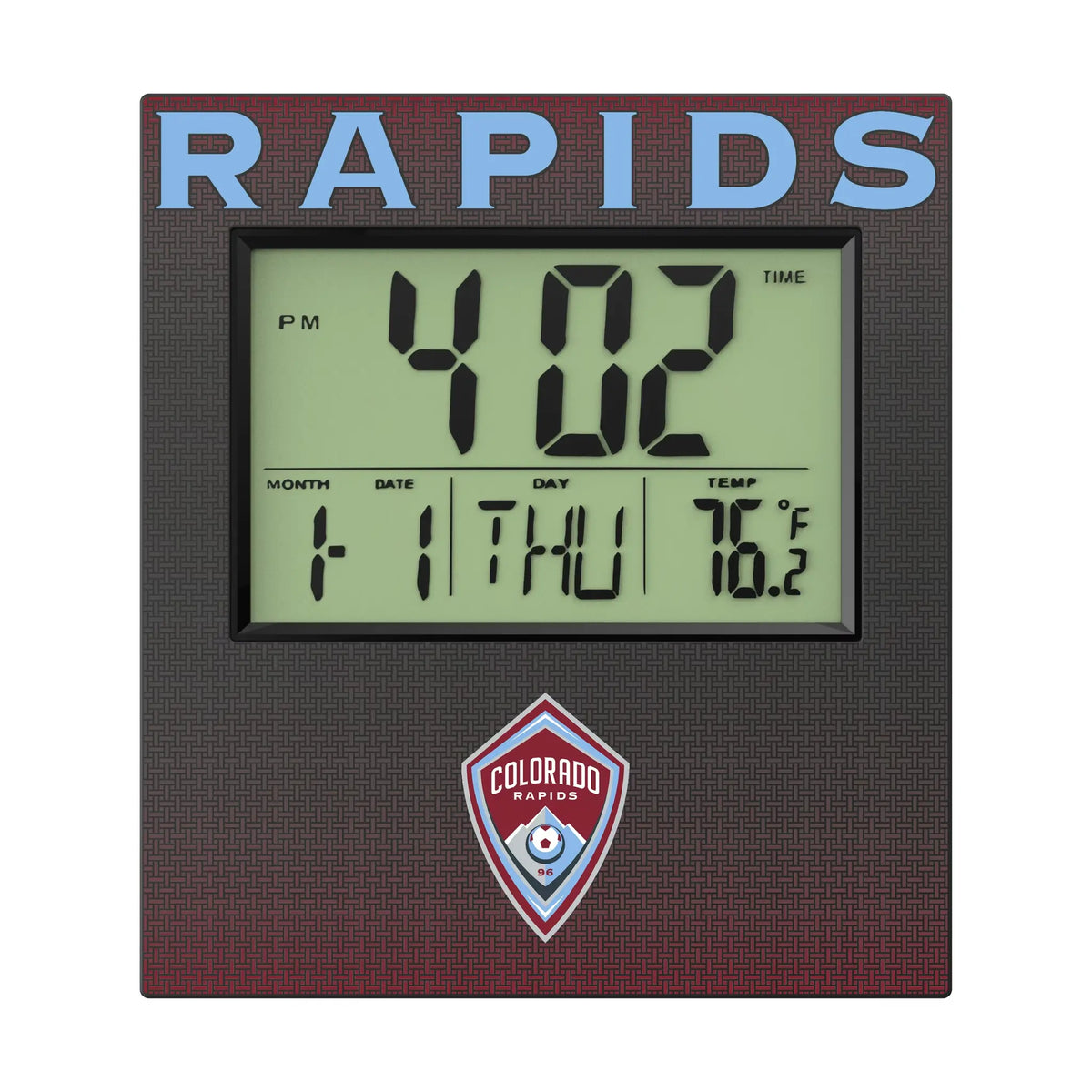 Colorado Rapids Linen Wall Clock