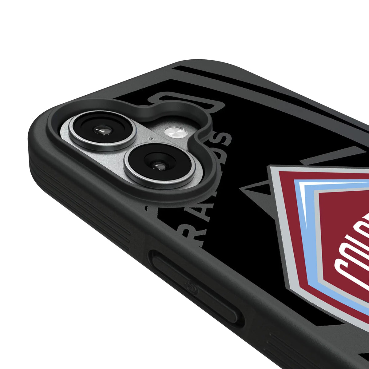 Colorado Rapids Monocolor Tilt iPhone Bump Phone Case for Apple iPhone - Detail#Device_iPhone 17