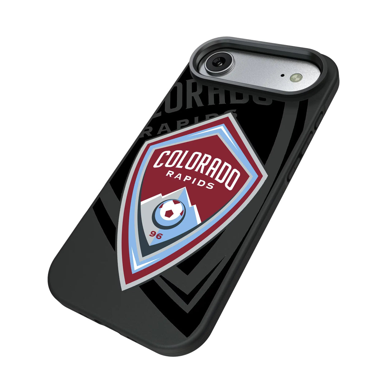 Colorado Rapids Monocolor Tilt iPhone Bump Phone Case for Apple iPhone - Isometric View#Device_iPhone Air