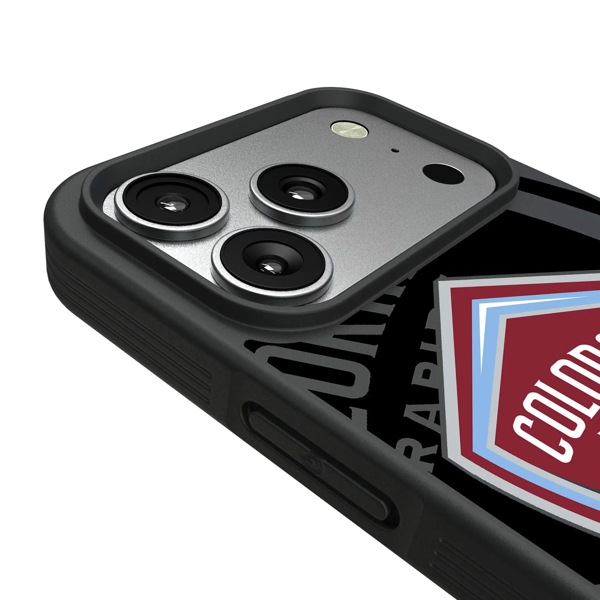 Colorado Rapids Monocolor Tilt iPhone Bump Phone Case for Apple iPhone - Detail#Device_iPhone 17 Pro