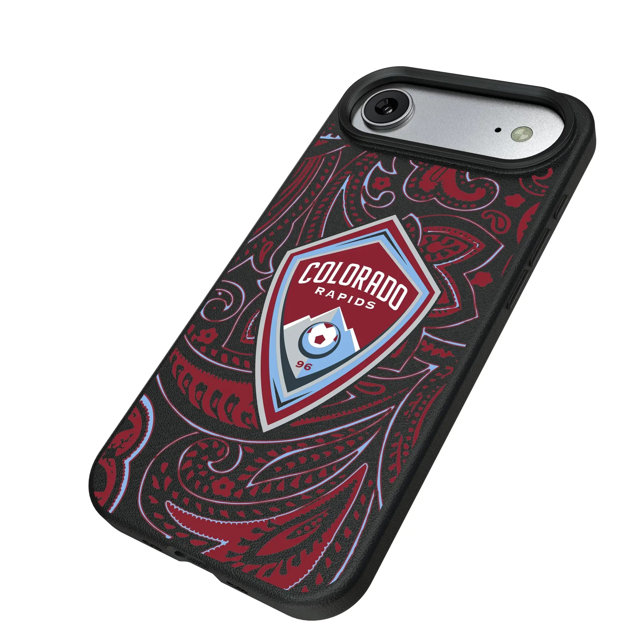Colorado Rapids Paisley iPhone MagSafe Compatible Phone Case for Apple iPhone - Isometric View#Device_iPhone Air