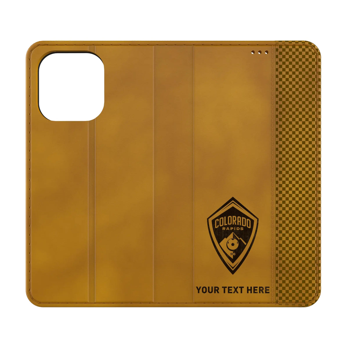 Colorado Rapids Personalized Burn iPhone Folio Phone Case for Apple iPhone