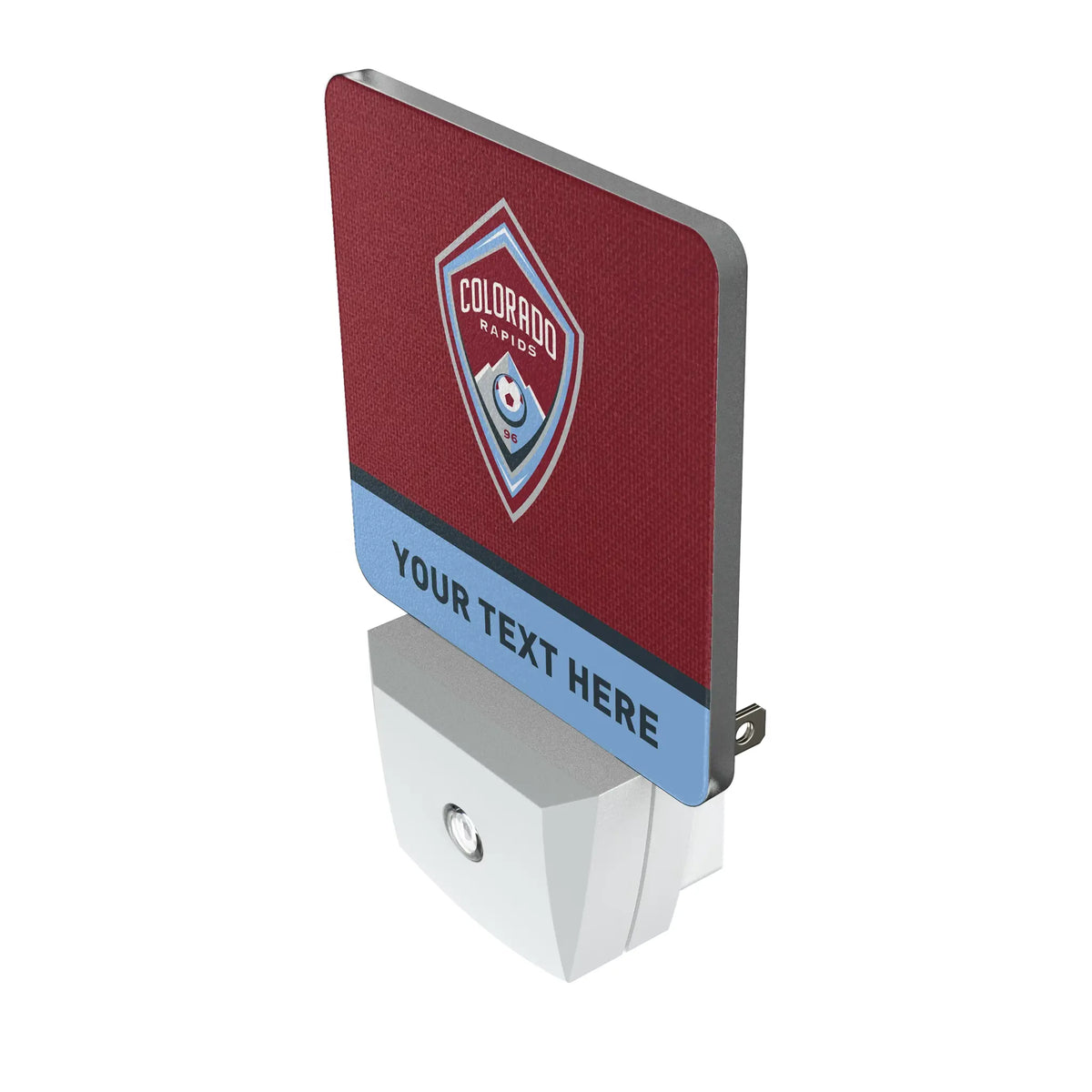 Colorado Rapids Personalized Endzone Solid Night Light 2-Pack - Isometric View