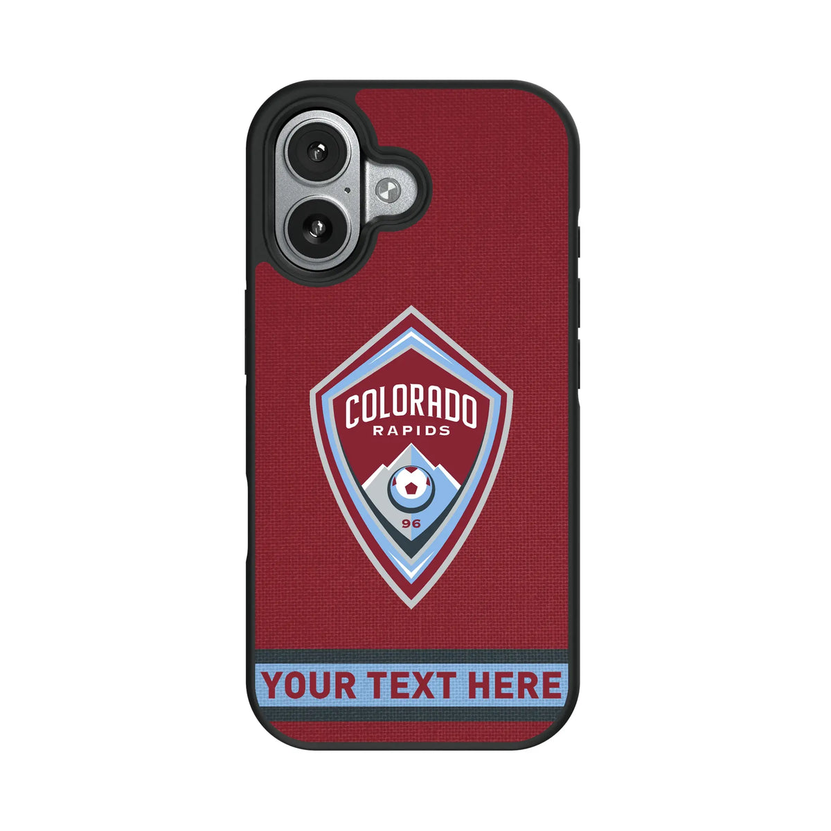 Colorado Rapids Personalized Stripe iPhone Bump Phone Case for Apple iPhone#Device_iPhone 17