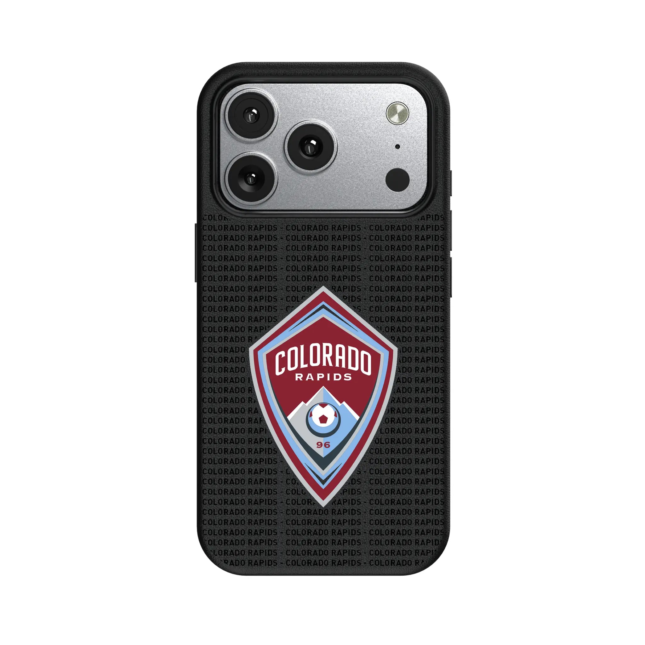 Colorado Rapids Text Backdrop iPhone MagSafe Compatible Phone Case for Apple iPhone#Device_iPhone 17 Pro