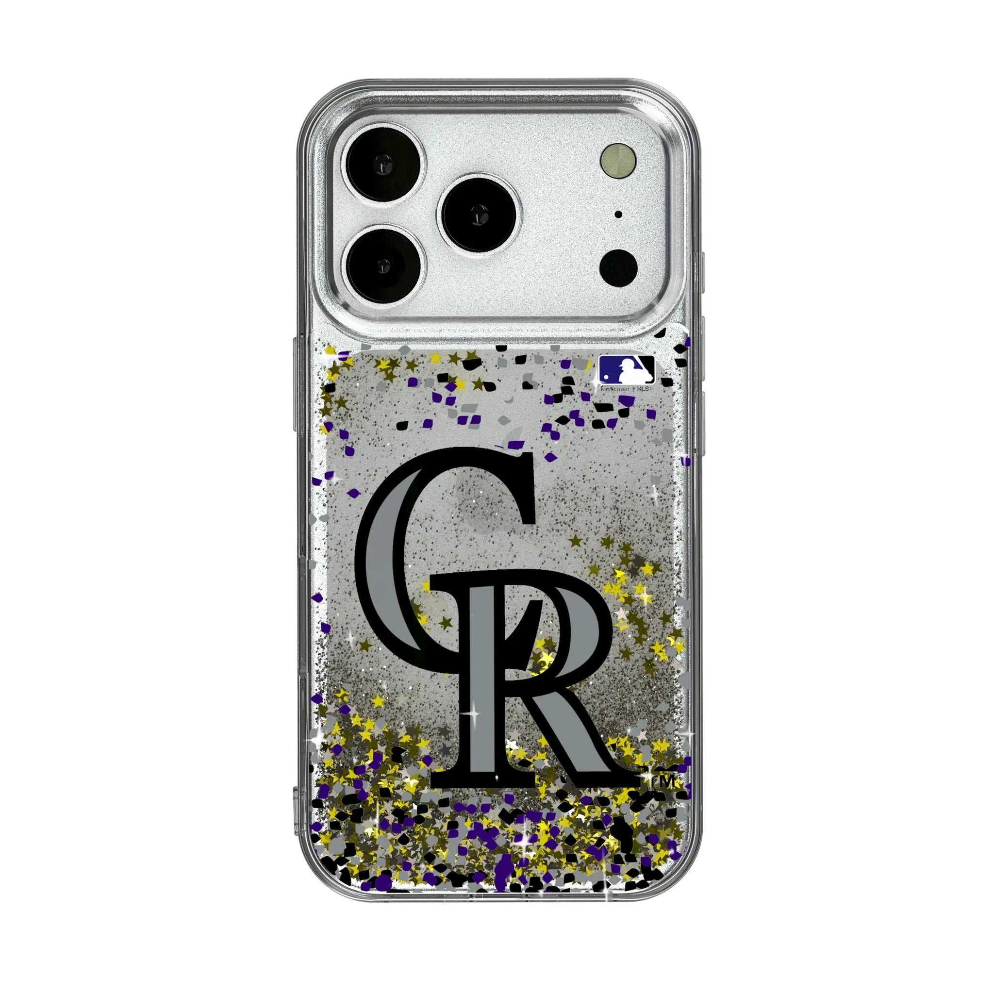 Colorado Rockies Confetti iPhone Glitter Phone Case for Apple iPhone
