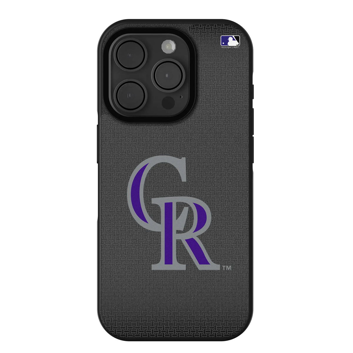 Colorado Rockies Linen iPhone Bump Phone Case for Apple iPhone