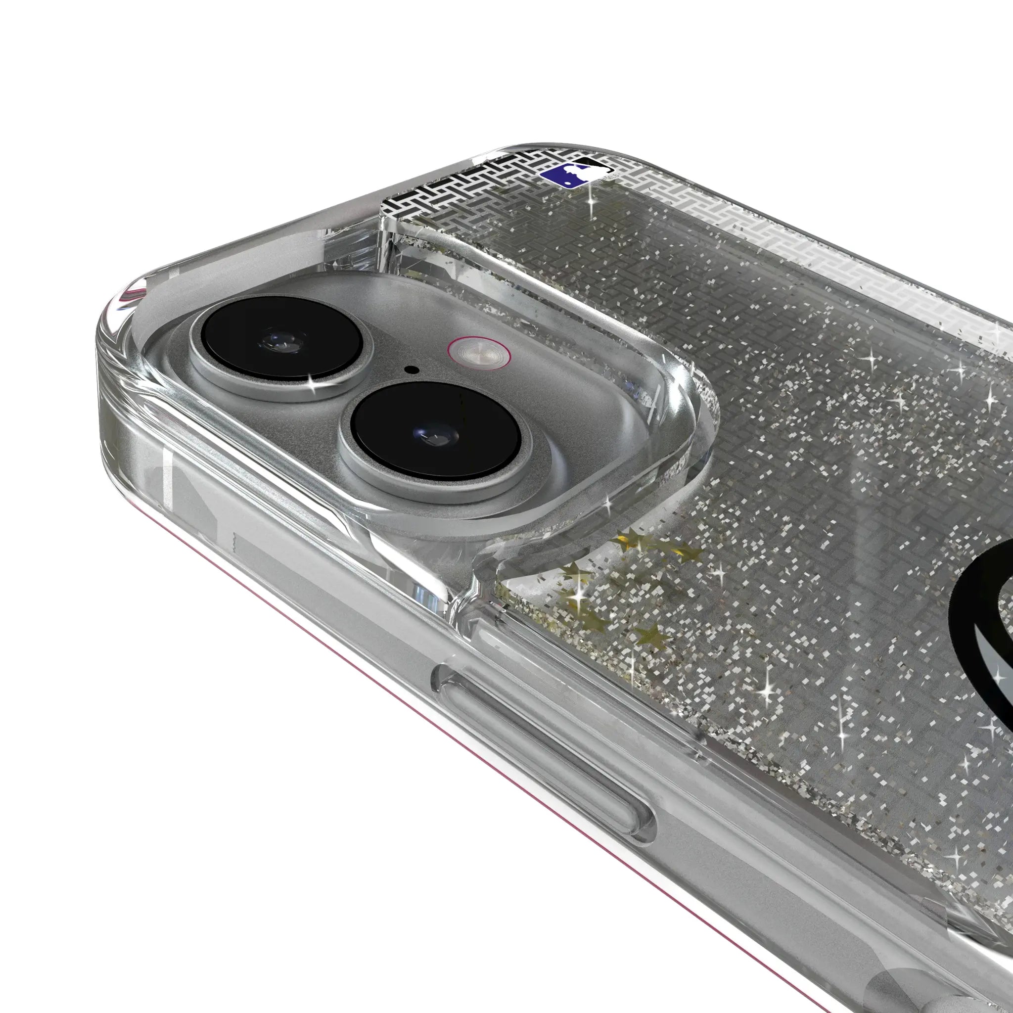 Colorado Rockies Linen iPhone Glitter Phone Case for Apple iPhone - Detail