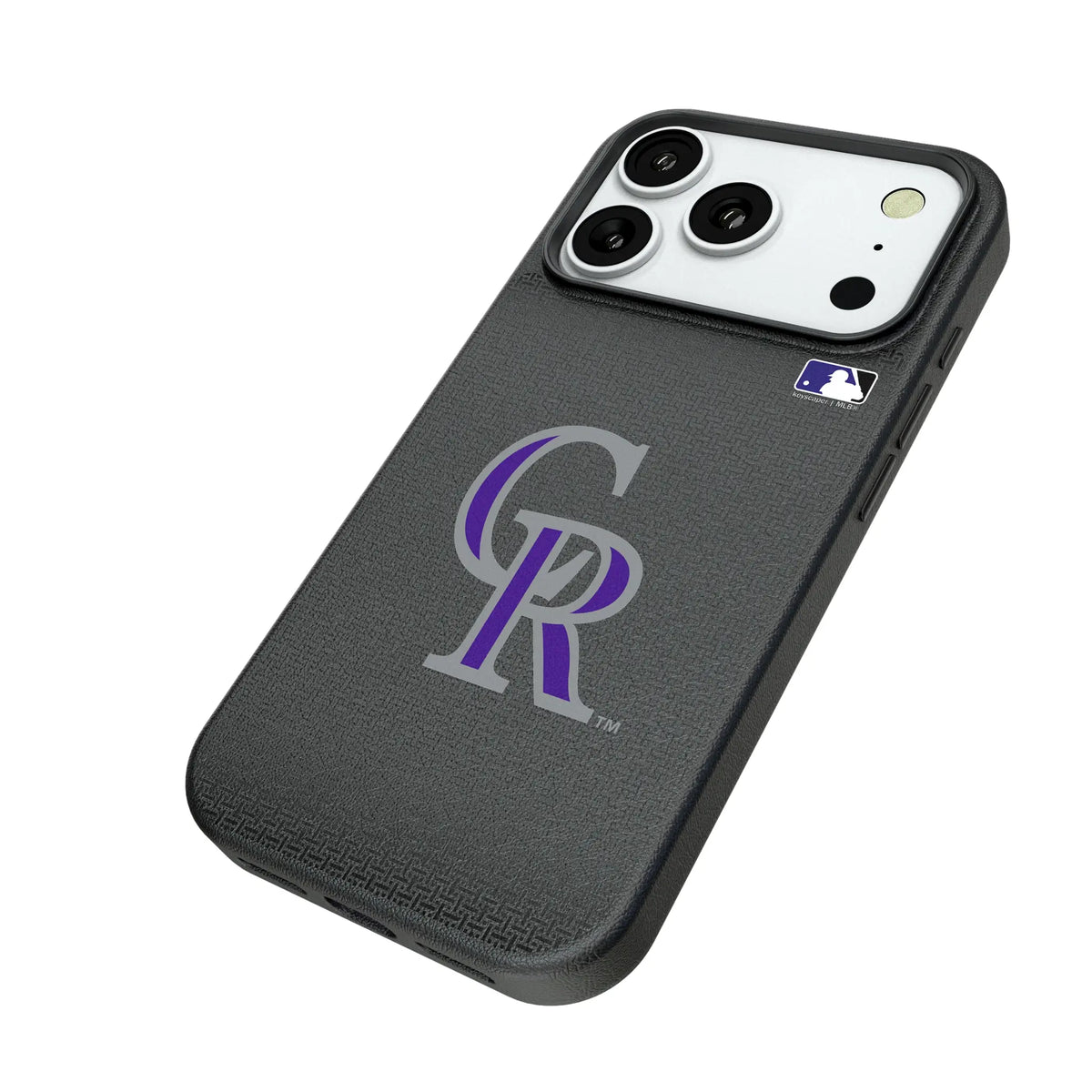 Colorado Rockies Linen iPhone MagSafe Compatible Phone Case for Apple iPhone - Isometric View#Device_iPhone 18 Pro