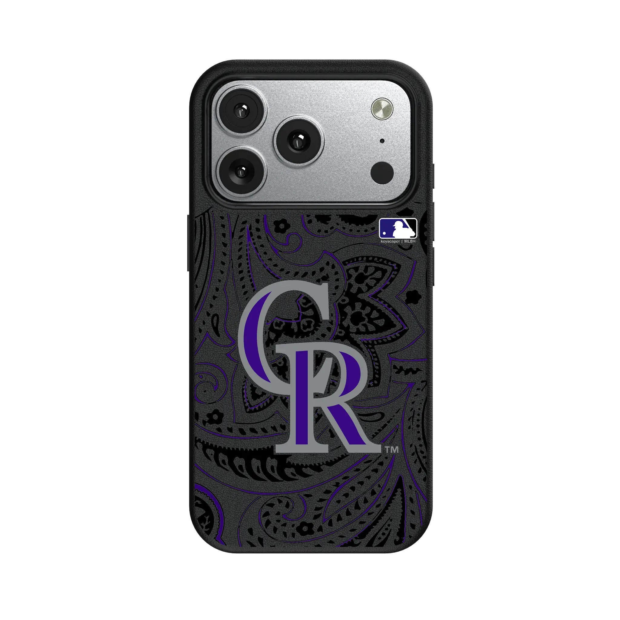Colorado Rockies Paisley iPhone MagSafe Compatible Phone Case for Apple iPhone#Device_iPhone 17 Pro