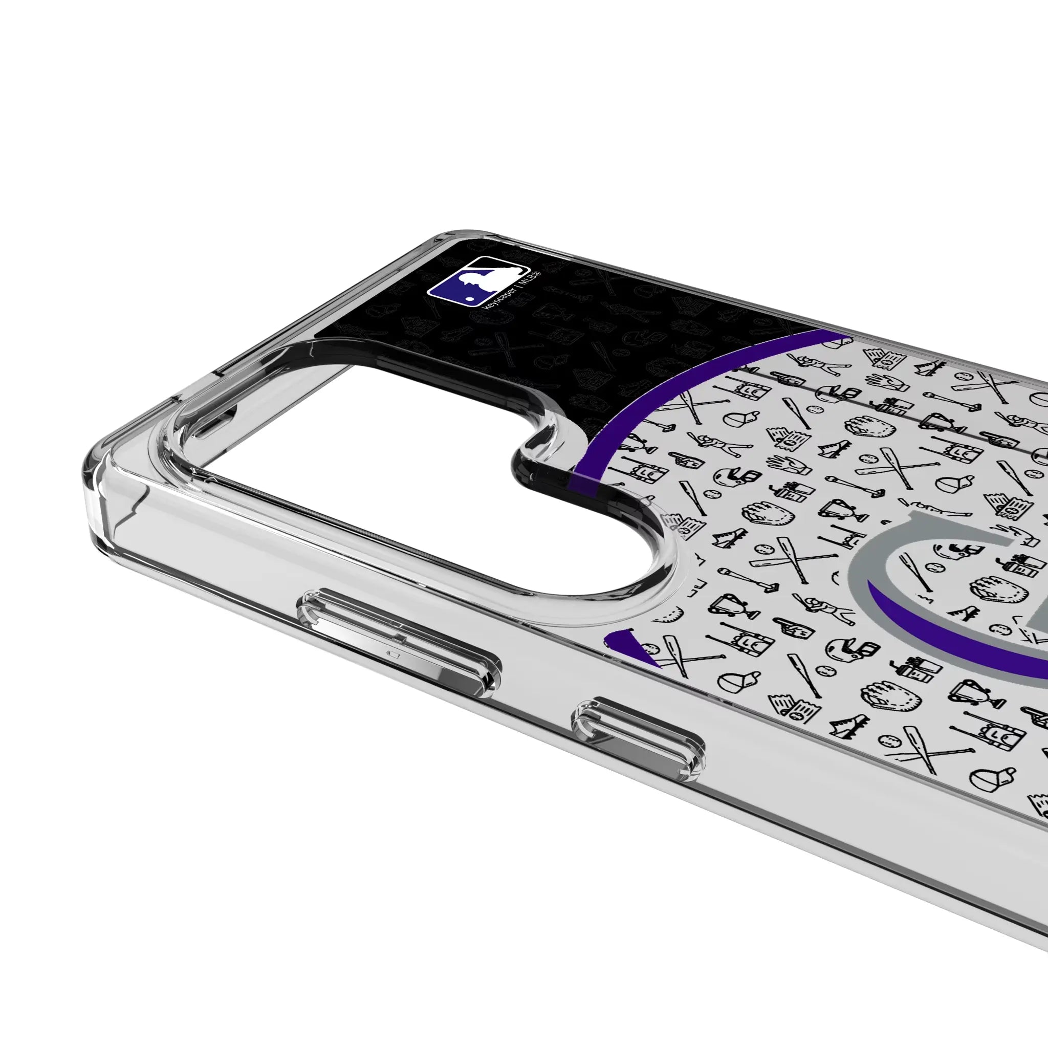 Colorado Rockies Personalized Circle Galaxy Clear Phone Case for Samsung Galaxy - Detail#Device_Galaxy S25 Ultra