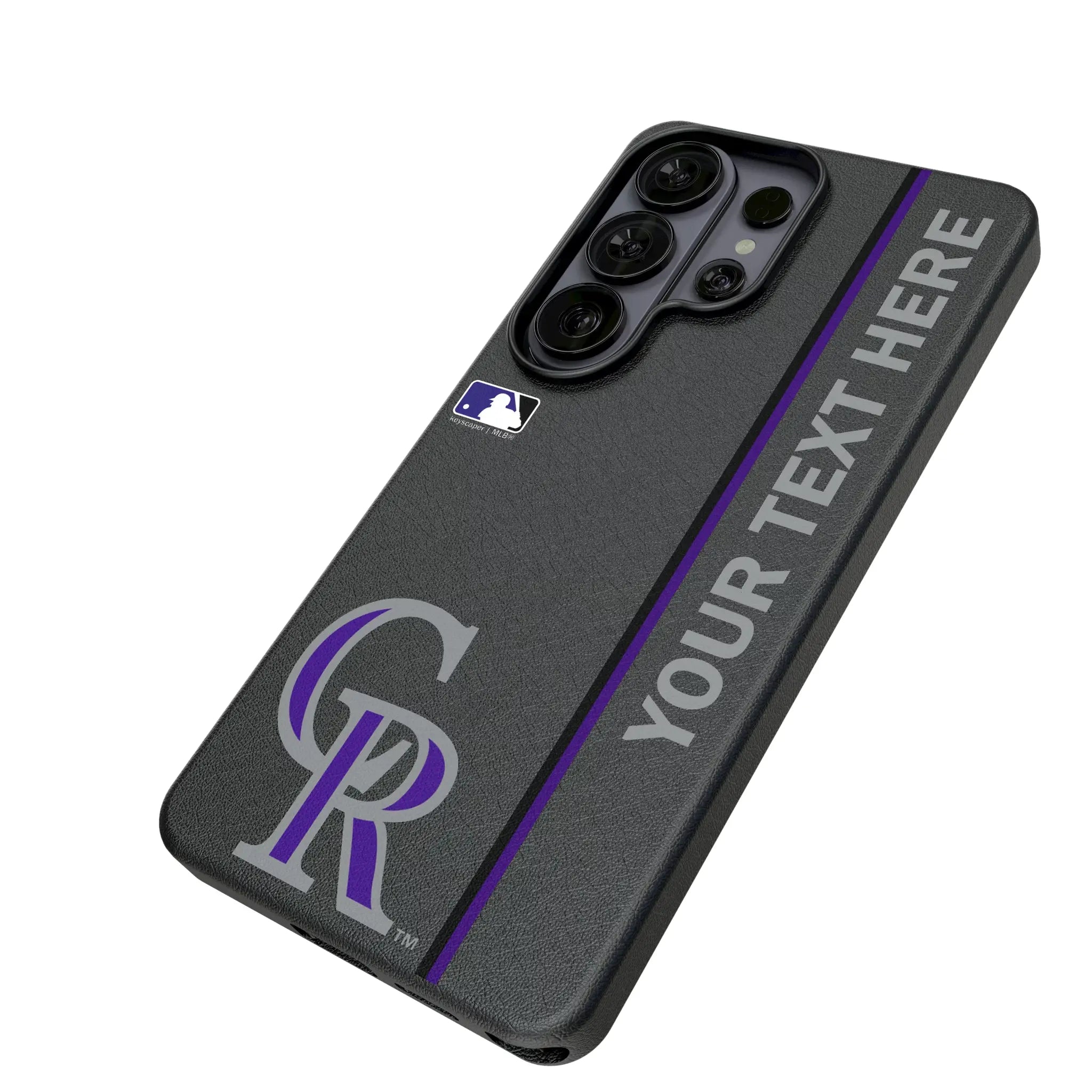 Colorado Rockies Personalized Sidebard Galaxy MagSafe Compatible Phone Case for Samsung Galaxy - Isometric View#Device_Galaxy S26 Ultra