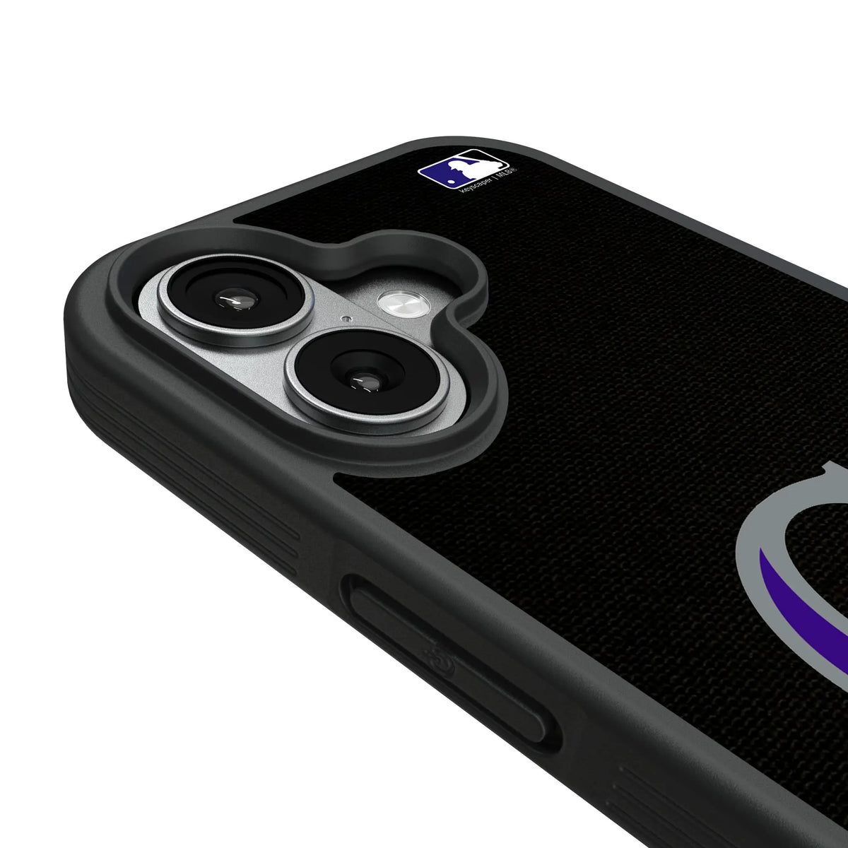 Colorado Rockies Solid iPhone Bump Phone Case for Apple iPhone - Detail#Device_iPhone 17