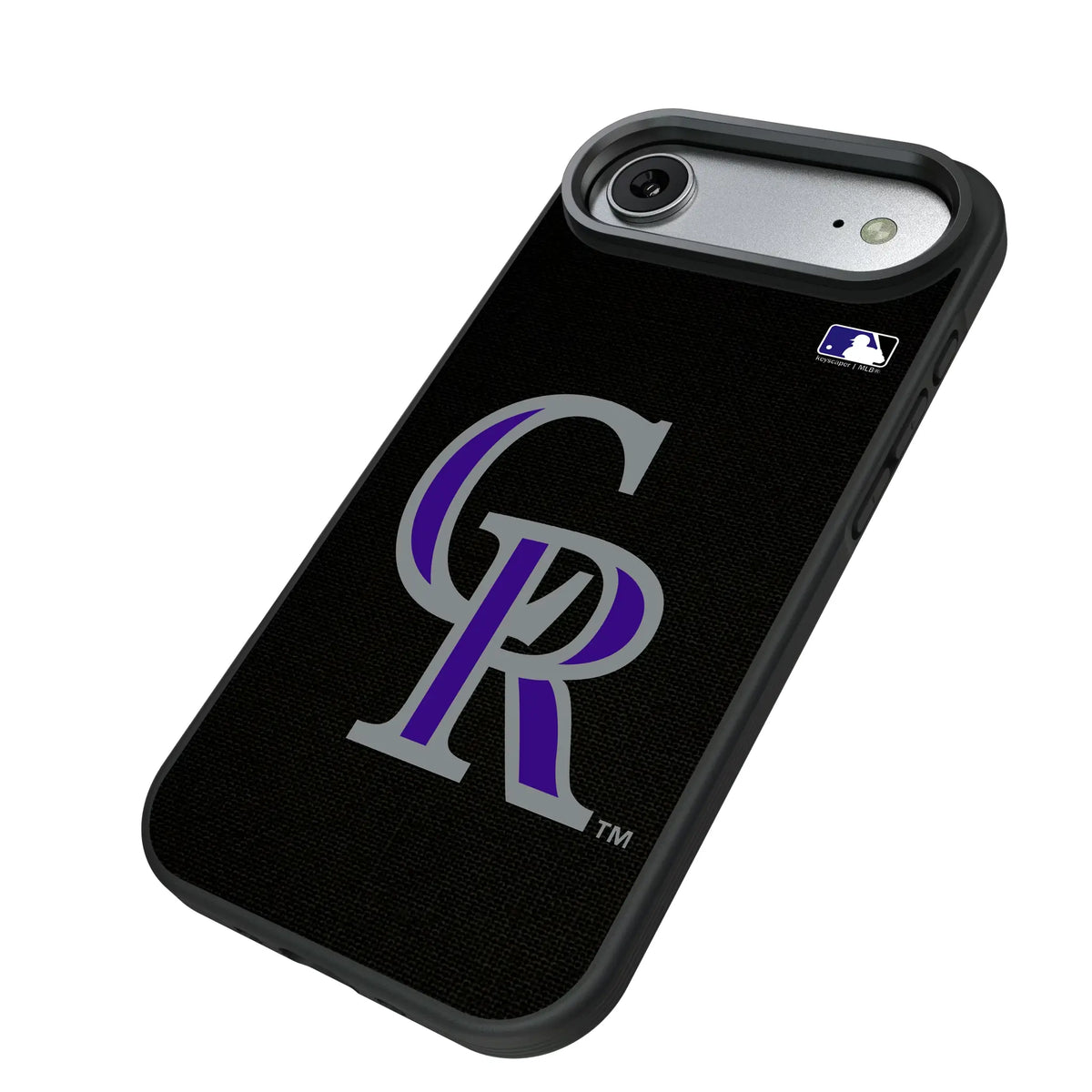 Colorado Rockies Solid iPhone Bump Phone Case for Apple iPhone - Isometric View#Device_iPhone Air