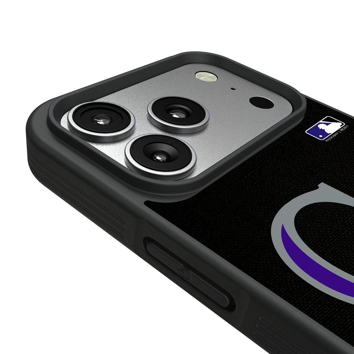 Colorado Rockies Solid iPhone Bump Phone Case for Apple iPhone - Detail#Device_iPhone 17 Pro