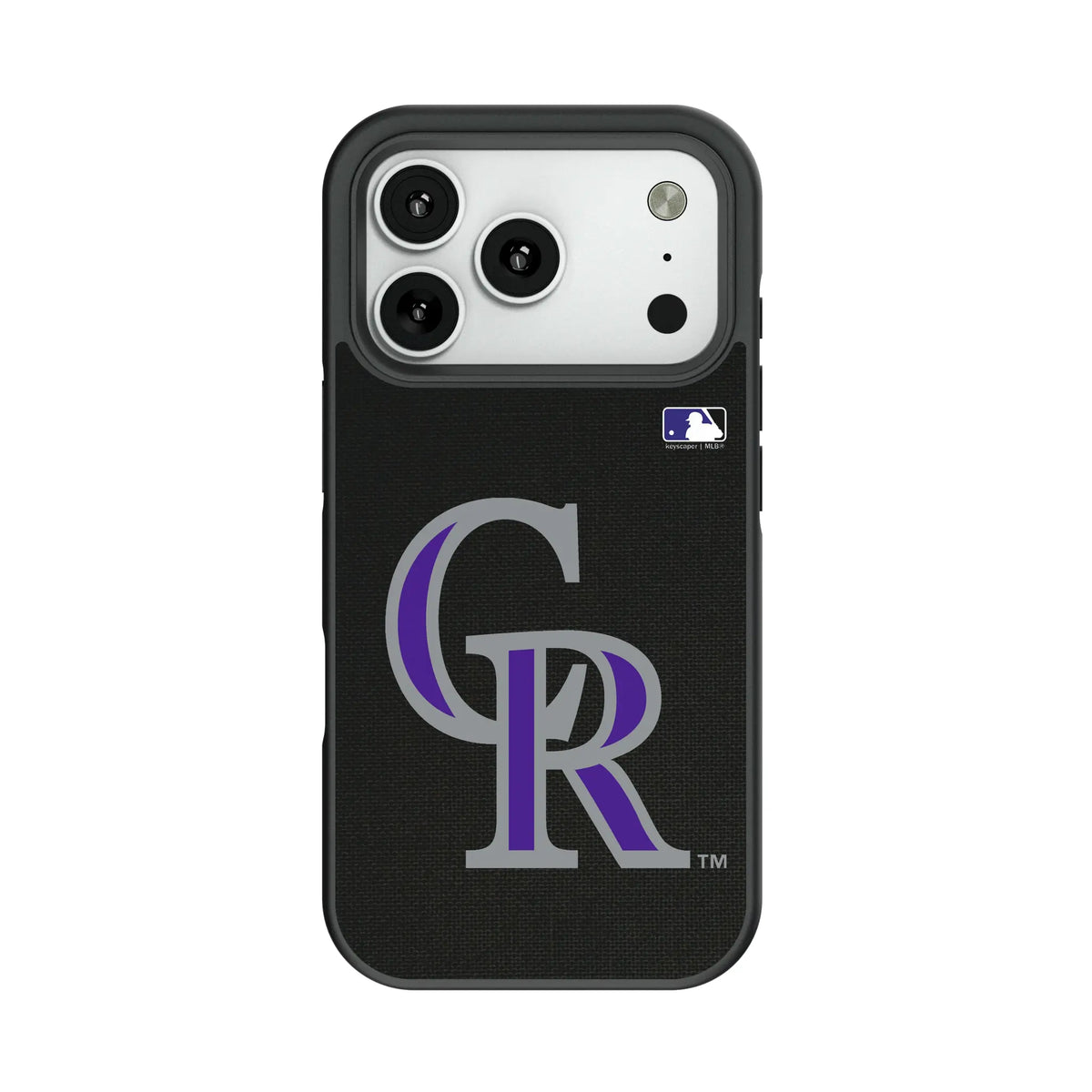 Colorado Rockies Solid Bump Phone Case for Apple iPhone