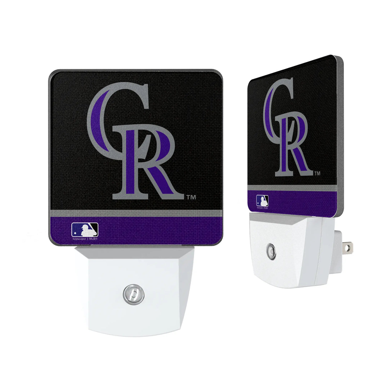 Colorado Rockies Stripe Night Light 2-Pack
