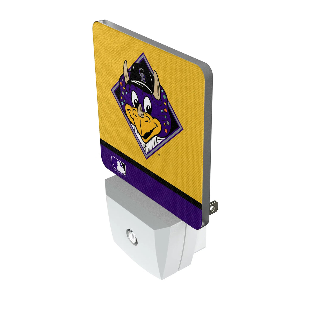 Colorado Rockies Stripe Night Light 2-Pack - Isometric View