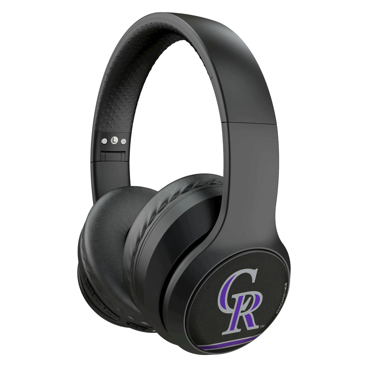 Colorado Rockies Stripe Wireless Over-Ear Headphones With Case