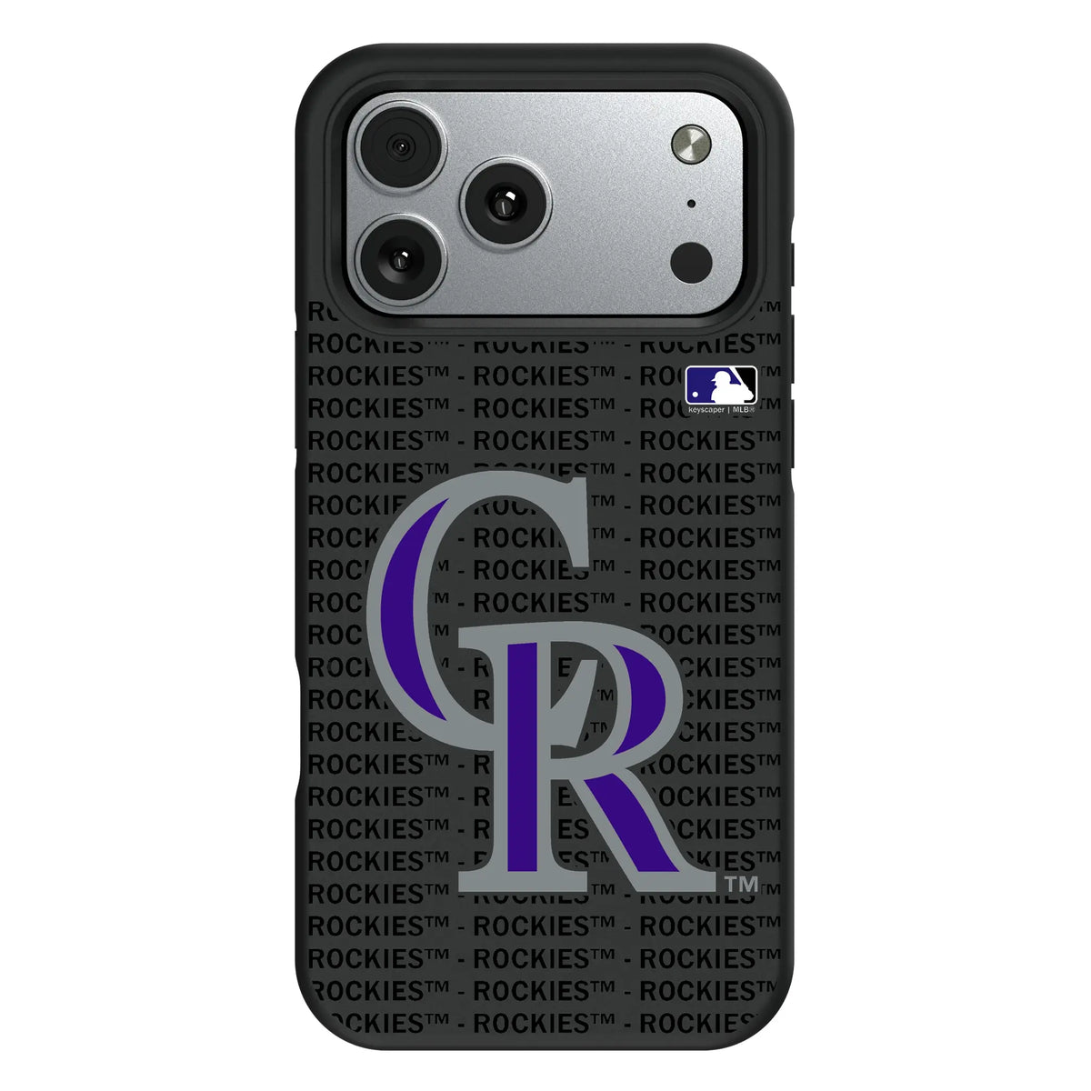 Colorado Rockies Text Backdrop iPhone Bump Phone Case for Apple iPhone#Device_iPhone 17 Pro Max