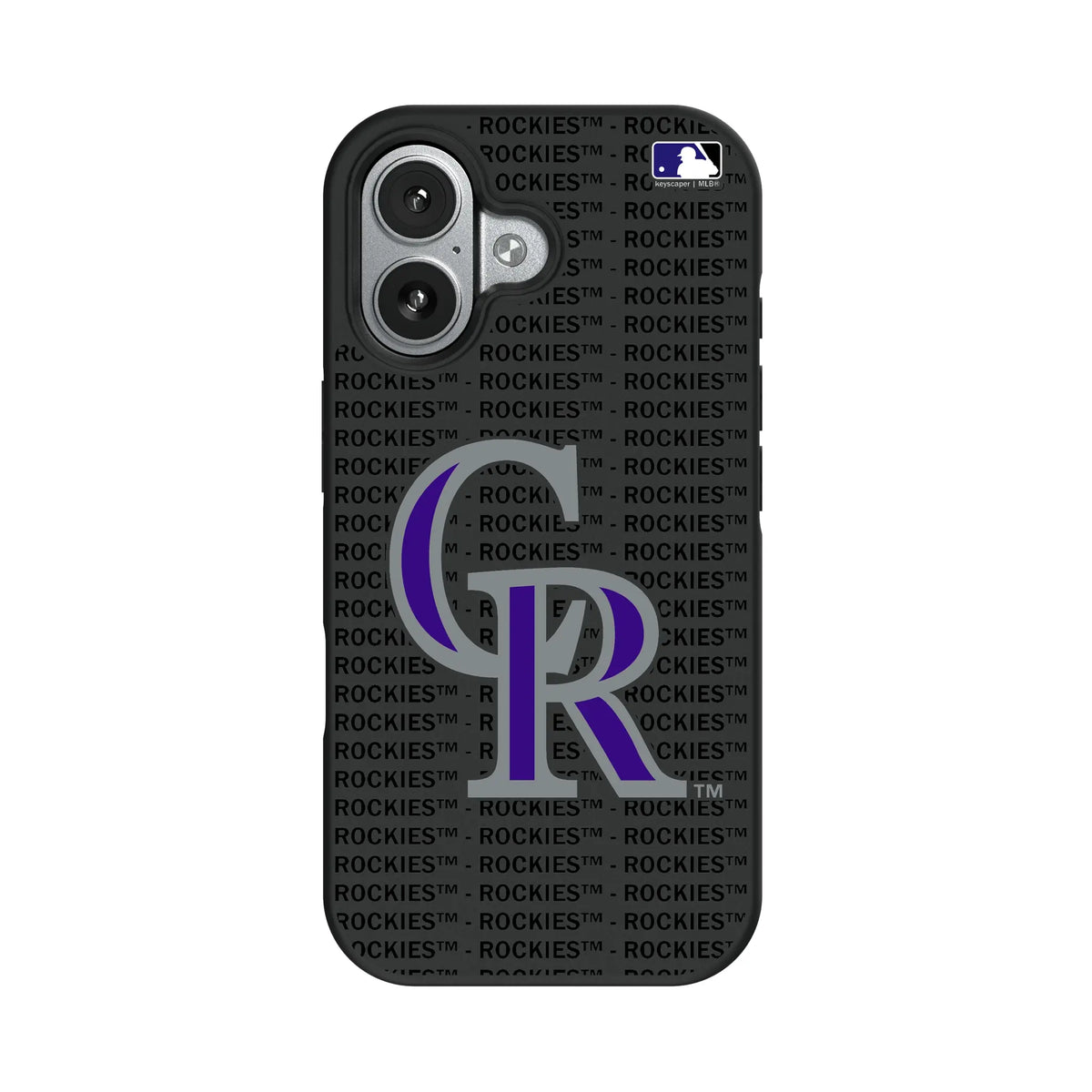 Colorado Rockies Text Backdrop iPhone Bump Phone Case for Apple iPhone#Device_iPhone 17