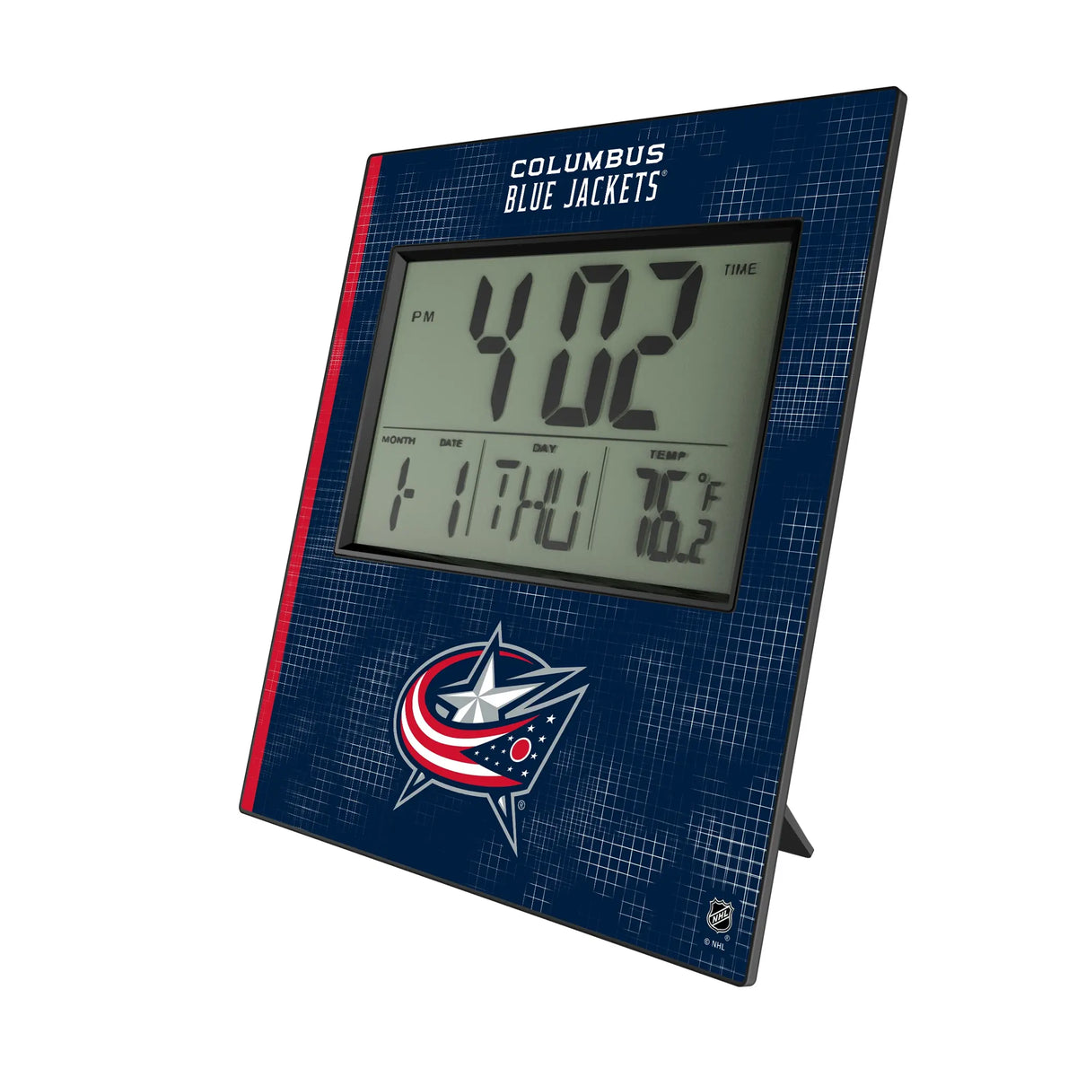 Columbus Blue Jackets Hatch Wall Clock