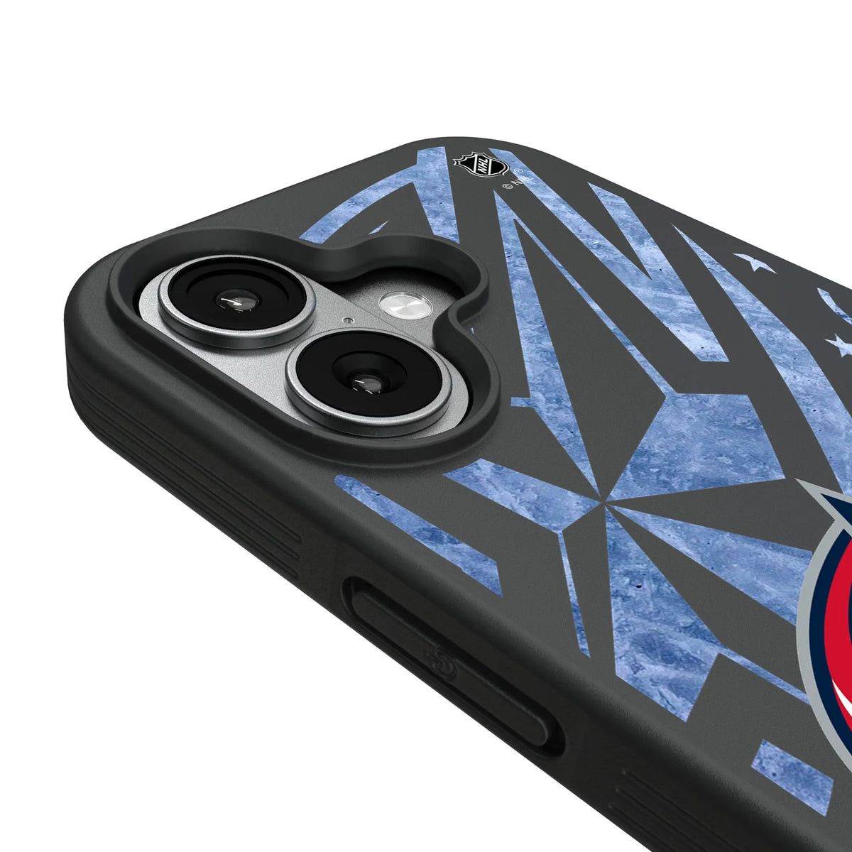 Columbus Blue Jackets Ice Tilt iPhone Bump Phone Case for Apple iPhone - Detail#Device_iPhone 17