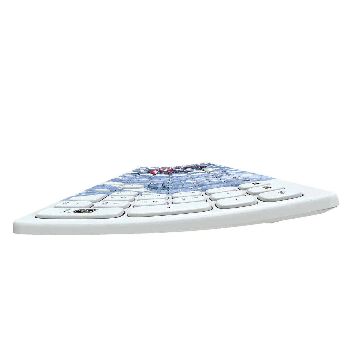 Columbus Blue Jackets Ice Tilt KKB605 Curved Wireless Keyboard