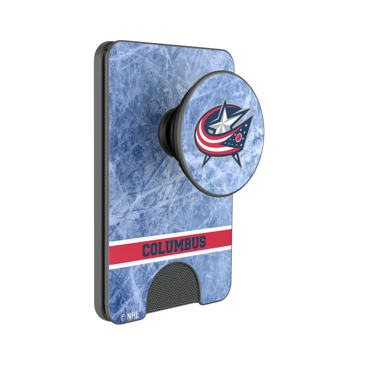 Columbus Blue Jackets Ice Wordmark Popsockets Wallet Magnetic
