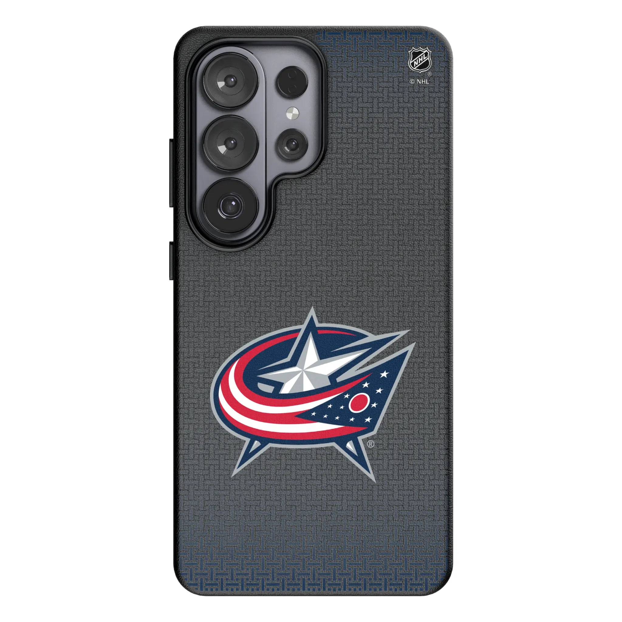 Columbus Blue Jackets Linen Galaxy MagSafe Compatible Phone Case for Samsung Galaxy#Device_Galaxy S26 Ultra