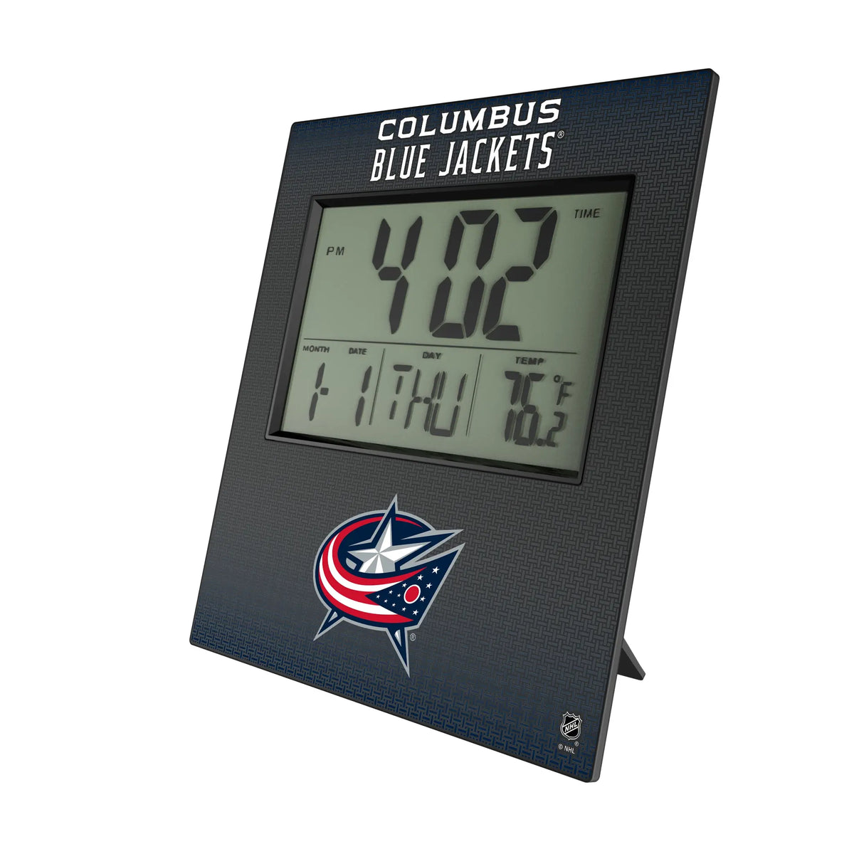 Columbus Blue Jackets Linen Wall Clock