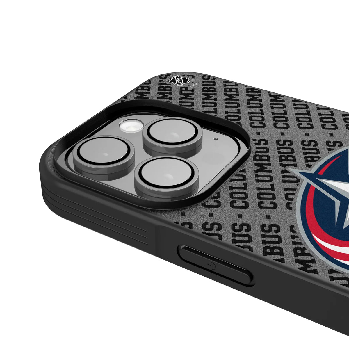 Columbus Blue Jackets Personalized EndZone Plus iPhone Bump Phone Case for Apple iPhone - Detail