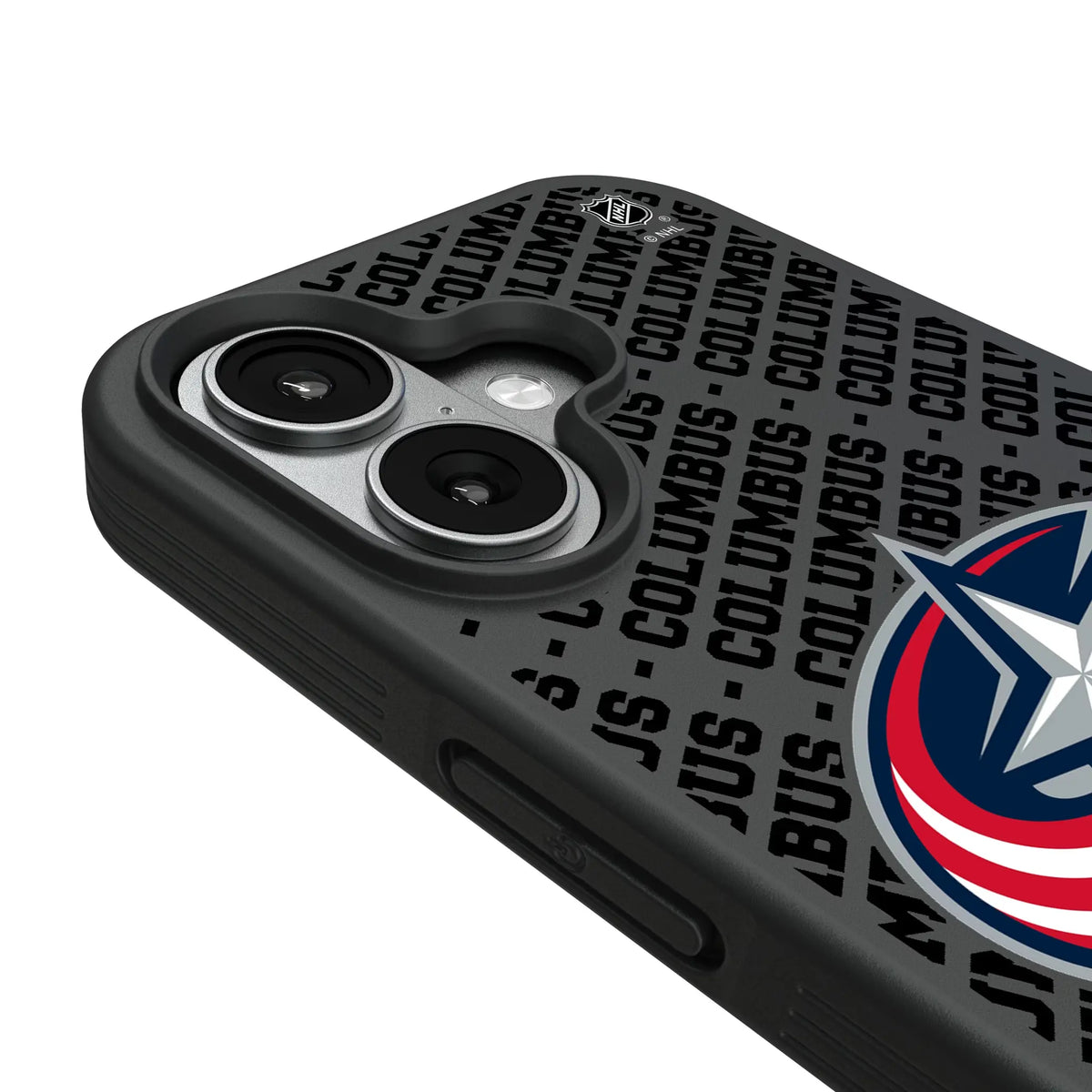 Columbus Blue Jackets Personalized EndZone Plus iPhone Bump Phone Case for Apple iPhone - Detail#Device_iPhone 17