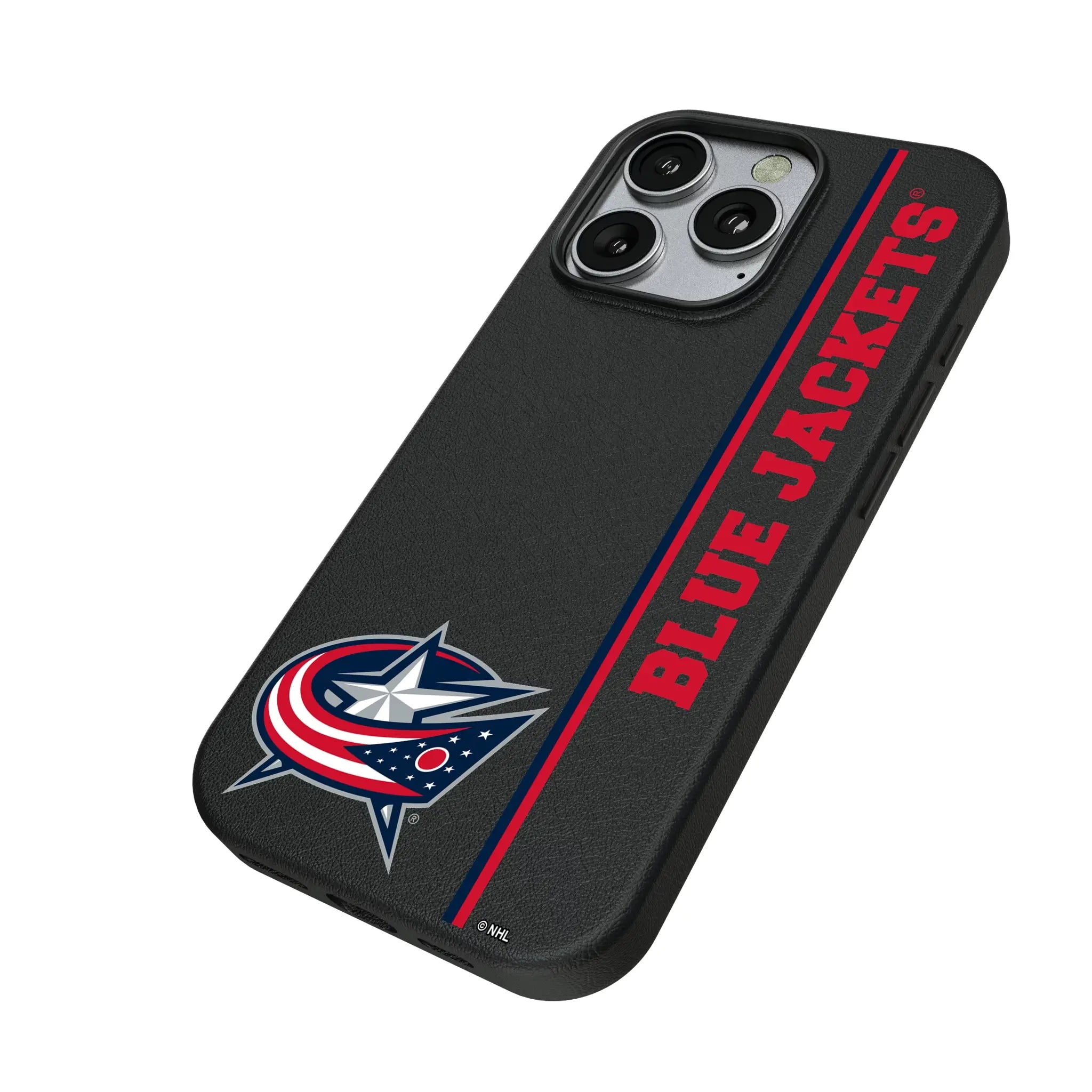 Columbus Blue Jackets Personalized Sidebard iPhone MagSafe Compatible Phone Case for Apple iPhone - Isometric View